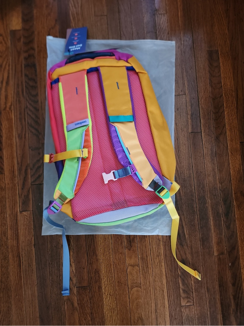 Cotopaxi Del Día 20L Bright Blue Multi-Color travel Backpack - Picture 3 of 9